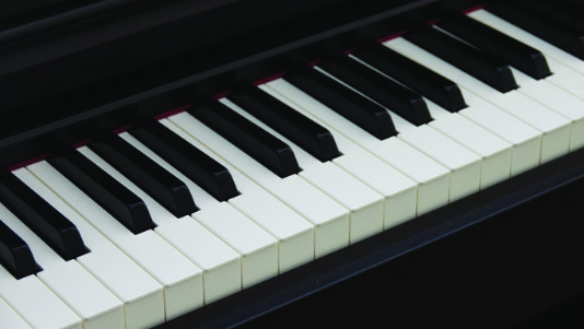 Piano fingering.