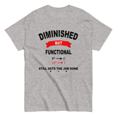 Diminished But Functional – Music Theory T-Shirt